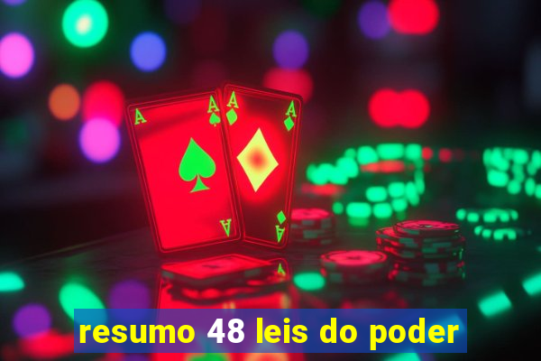 resumo 48 leis do poder